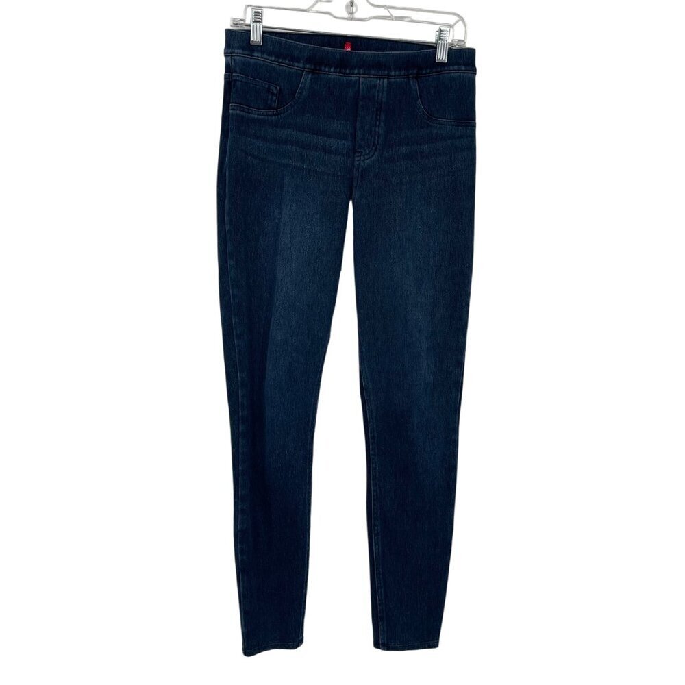 Spanx Jean-ish Ankle Leggings Women's M Blue Twilight Rinse‎ Shaping Flattering